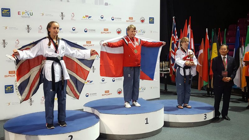 Zlatá medaile z Mistrovství Evropy Para Taekwondo