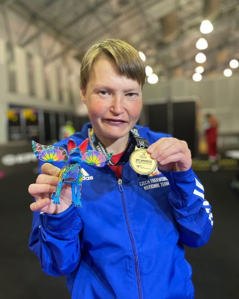 Lenka Šimečková vyhrála zlatou medaili na Mistrovství světa taekwondo v para poomsae!