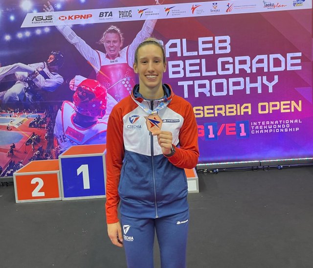 Bronz pro Petru Štolbovou na Galeb Belgrade Trophy Serbia Open